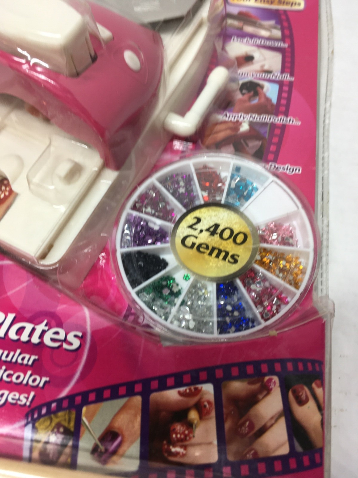 Hollywood Nails All In One Nail Art System Kit As Seen On TV (Pack of 2)