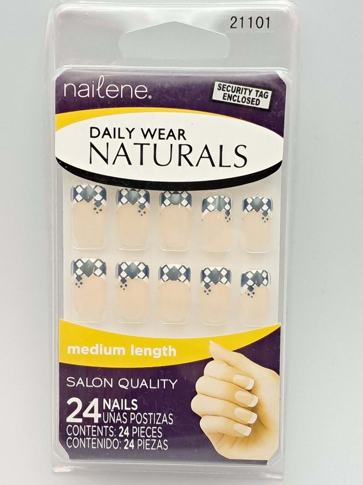 Nailene Daily Wear Naturals Active Length 24 Nails #22101 & #22126 YOUR CHOICE