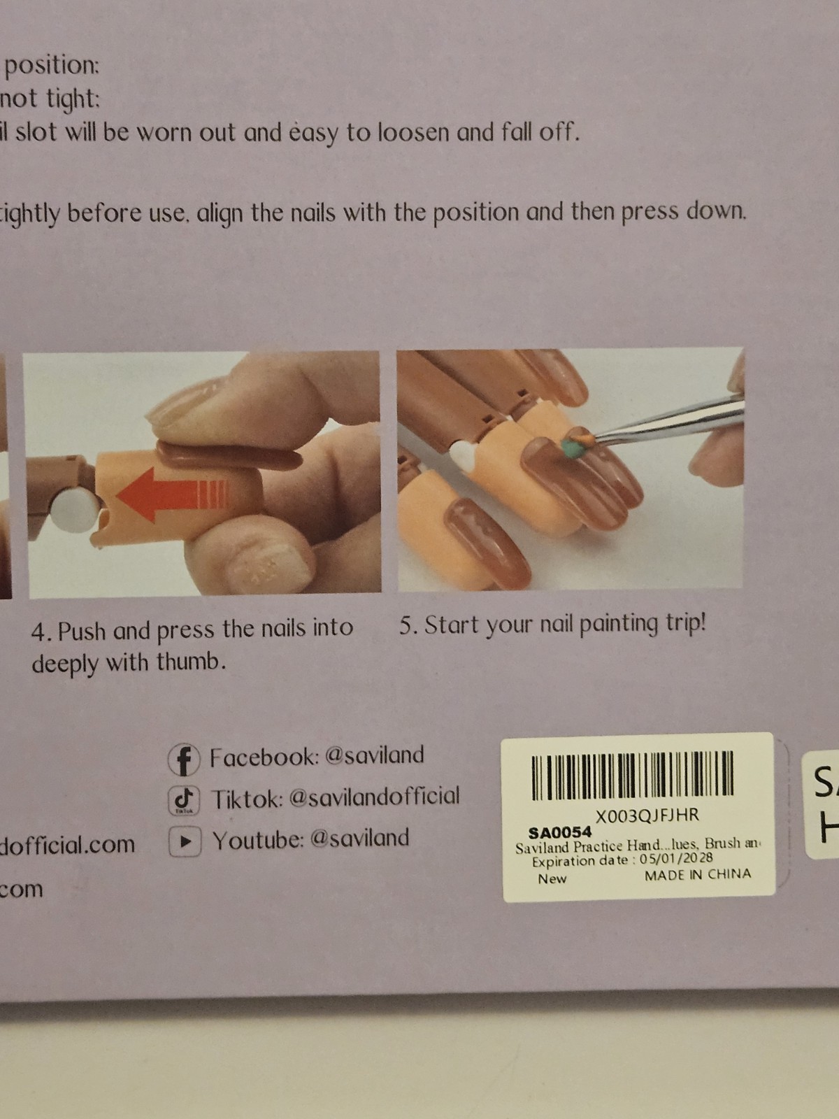 Saviland Excelsior Nail Art Kit NEW