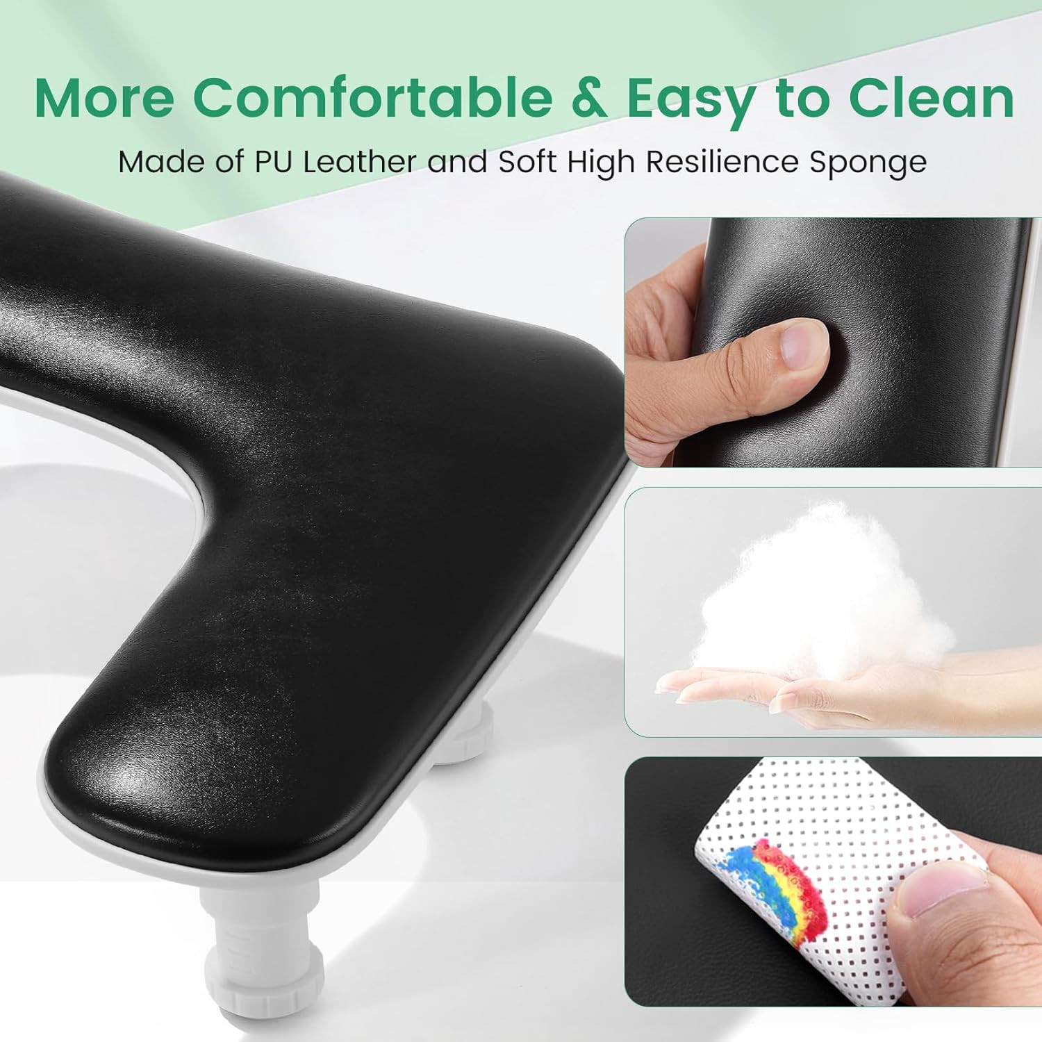 Big Arm Rest for Nails Tech: 2Nd Generation U-Shaped Manicure Nail Rest Stand He