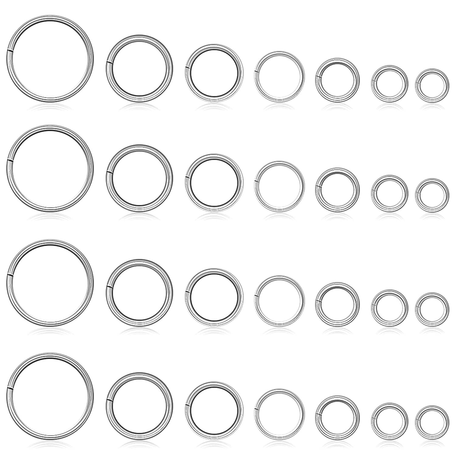 1070Pcs Nail Art Dangle Charm Piercing Tool Hand Drill Nail Piercing Charms Jump