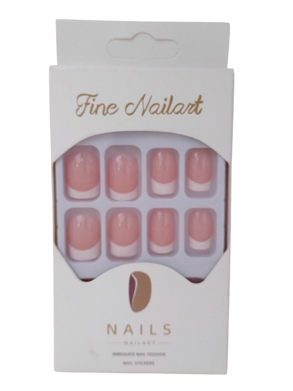 FINE NAILS ART Nailart Immediate Nail Fashion NAIL STICKERS French Tip Manicure