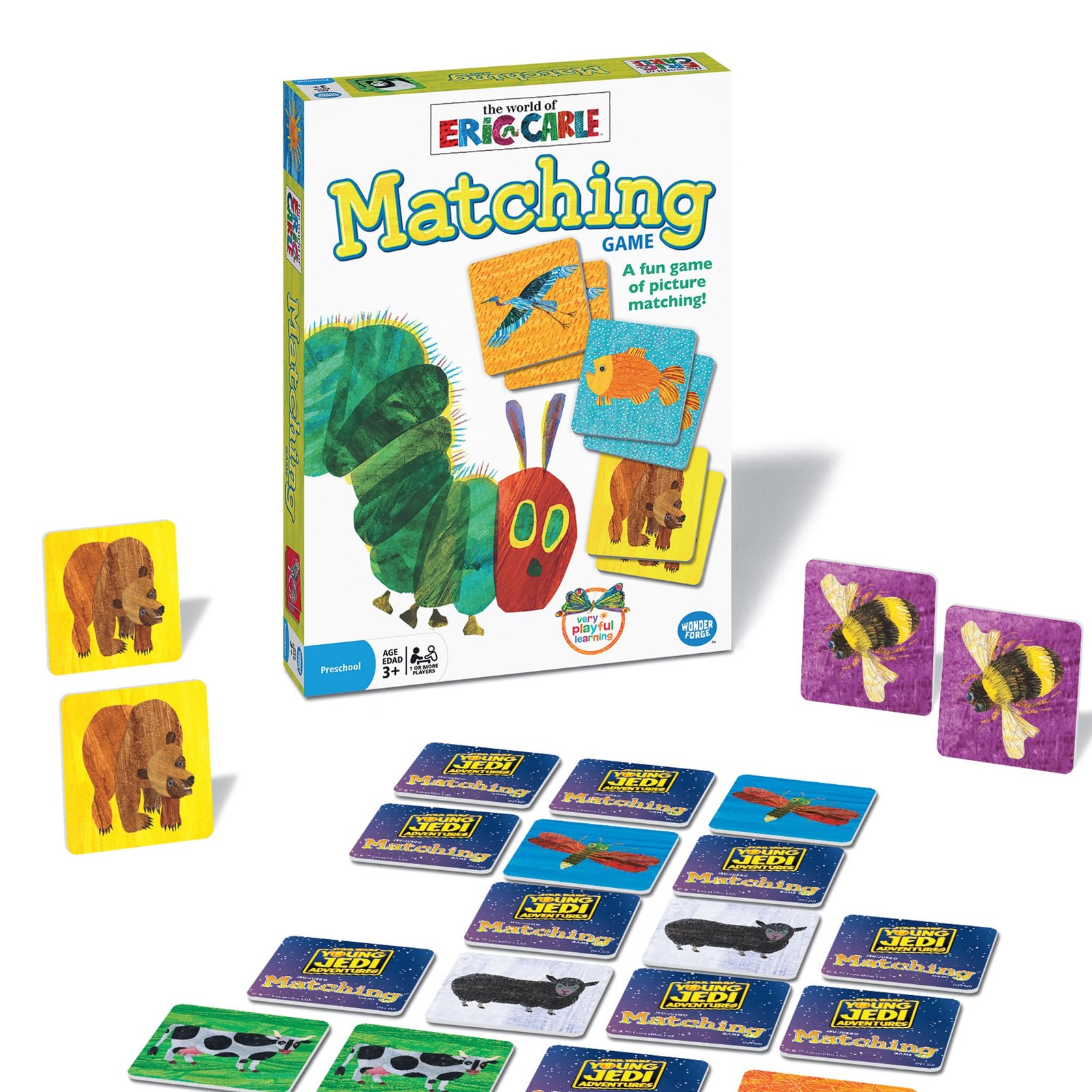 Wonder Forge Eric Carle Matching Game For 8 x 10.5 x 1.5 inches, Multicolor
