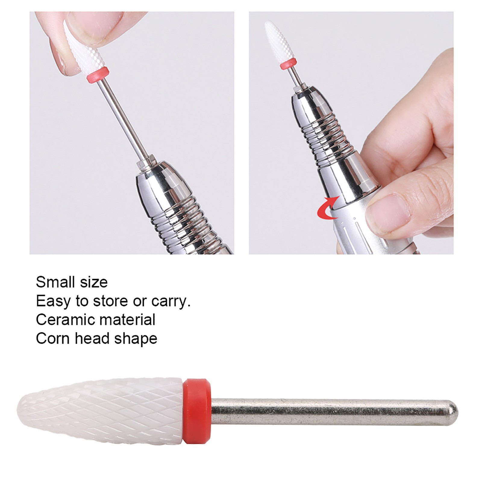 Electric Grinding Machine Accessories Coarse For Nail Reshaping Easy To Use