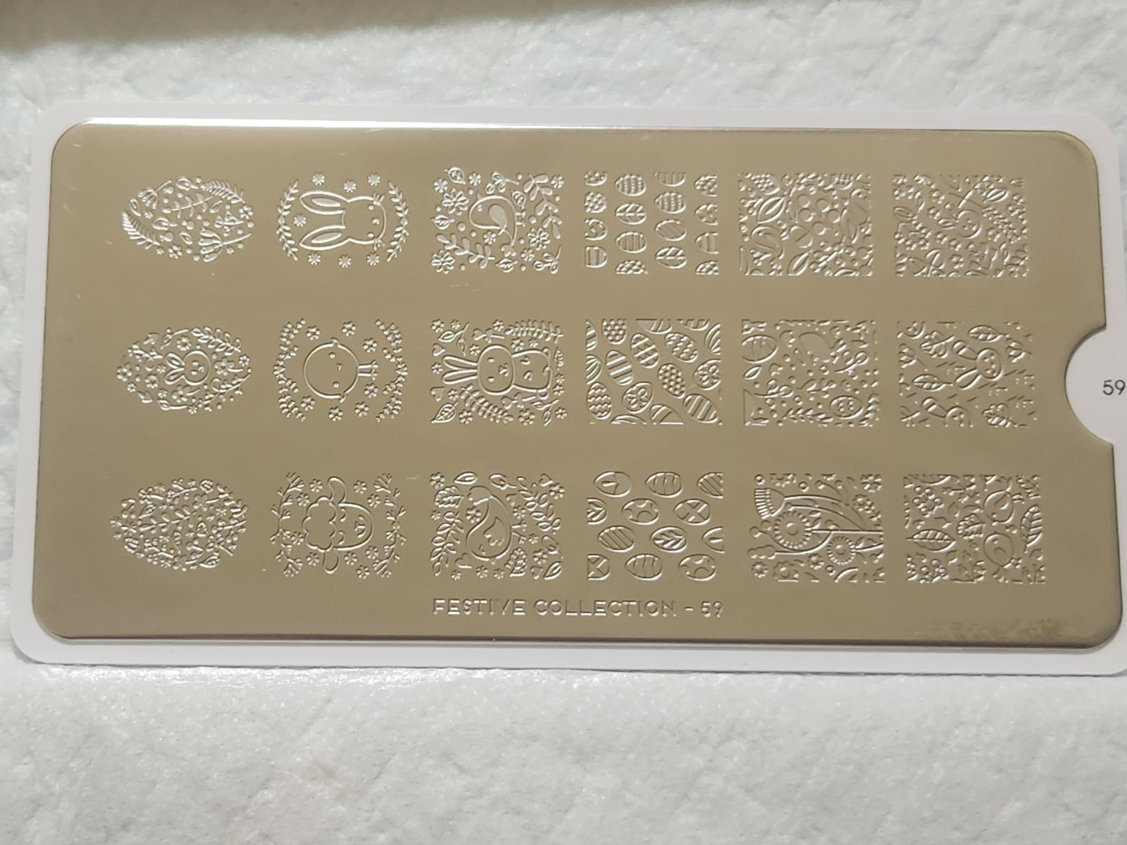 MoYou London Nail Stamping Plate – Festive 59