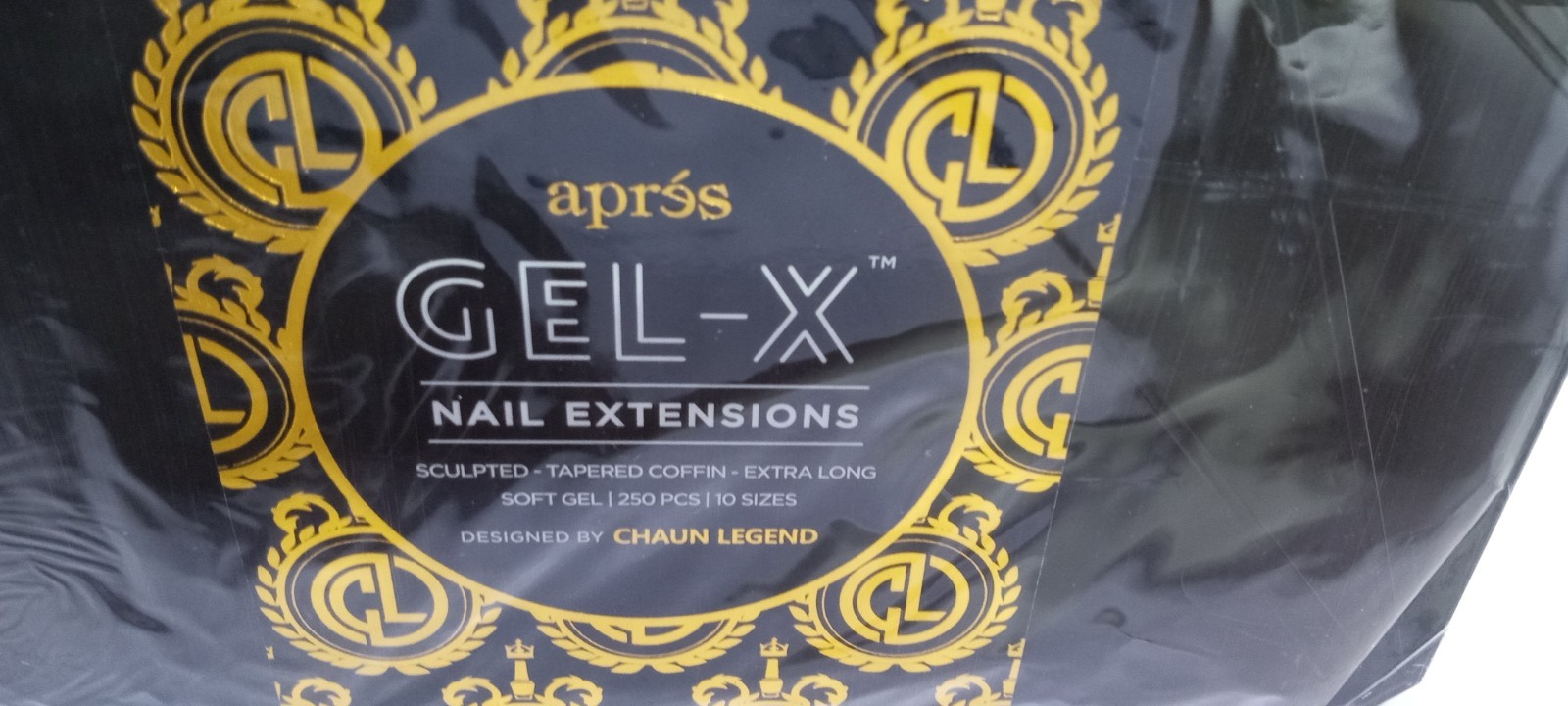Apres Gel-X Sculpted Tapered Coffin Extra Long Soft Gel Nail Tips 250 Pcs 10