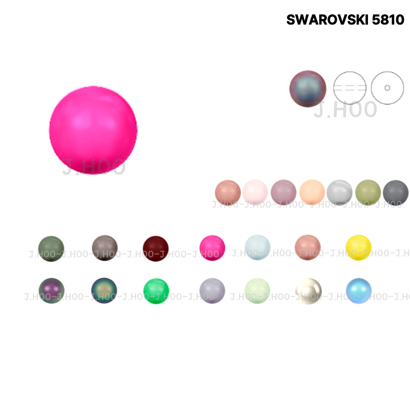 Swarovski 5810 Crystal Pearl 5mm Round Beads 20pcs for Nail Art DIY
