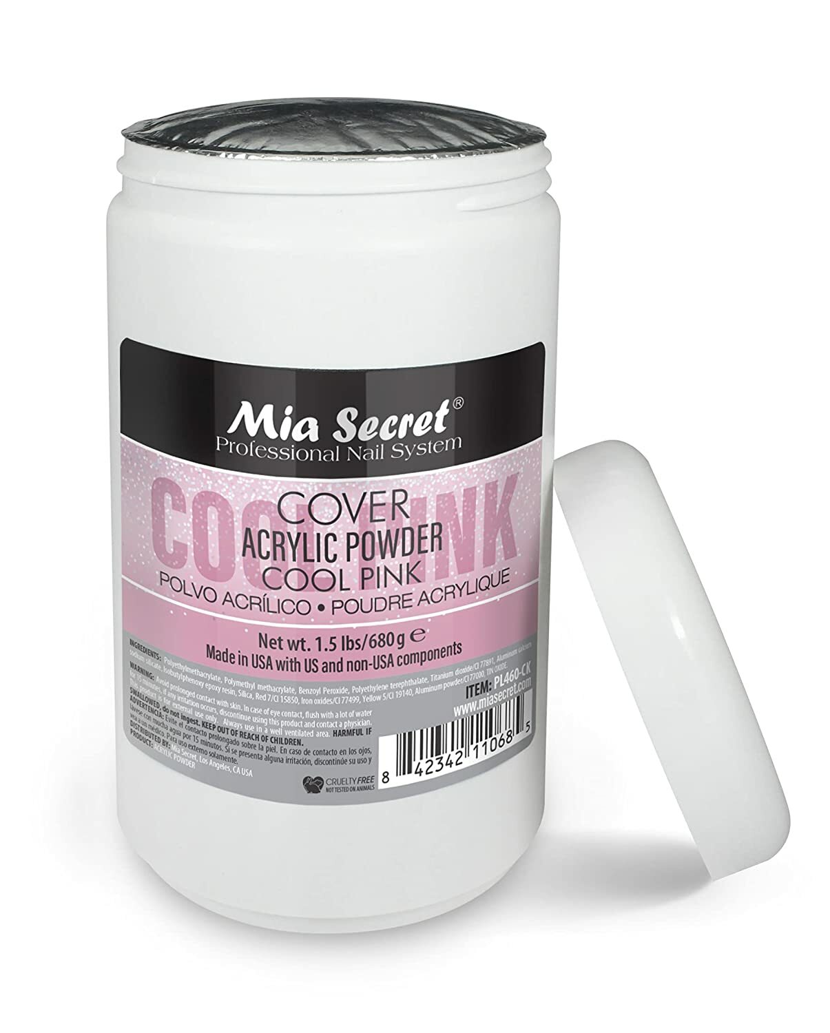 Mia Secret Acrylic Powder COVER COOL PINK Trendy Nail Polish Powder 1.5 lbs