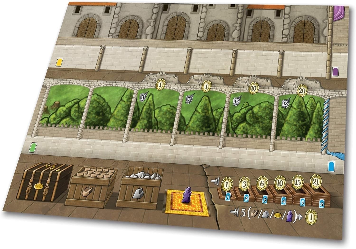 CMON Lorenzo il Magnifico: Houses of 12.4 x 8.89 x 1.97 inches, Various