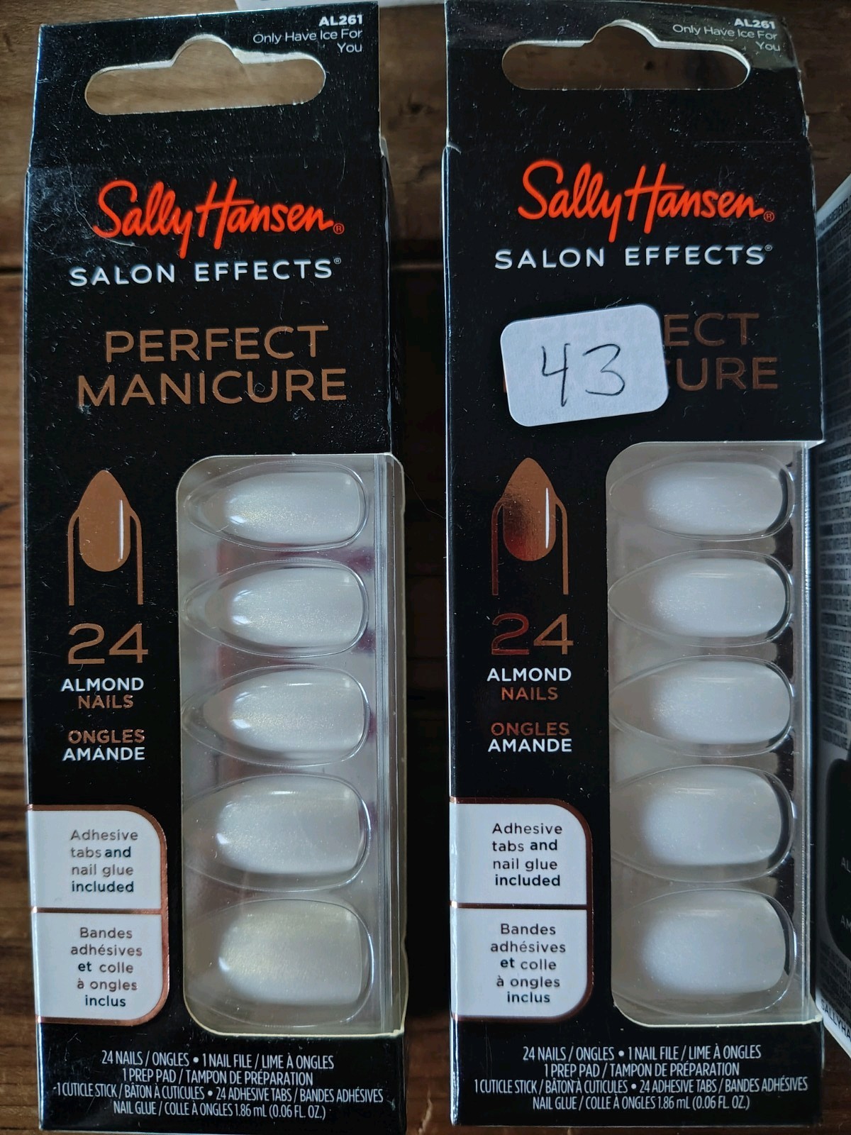Sally Hansen Salon Effects Press On Nails Nail Strips Perfect Manicure 7 Pack