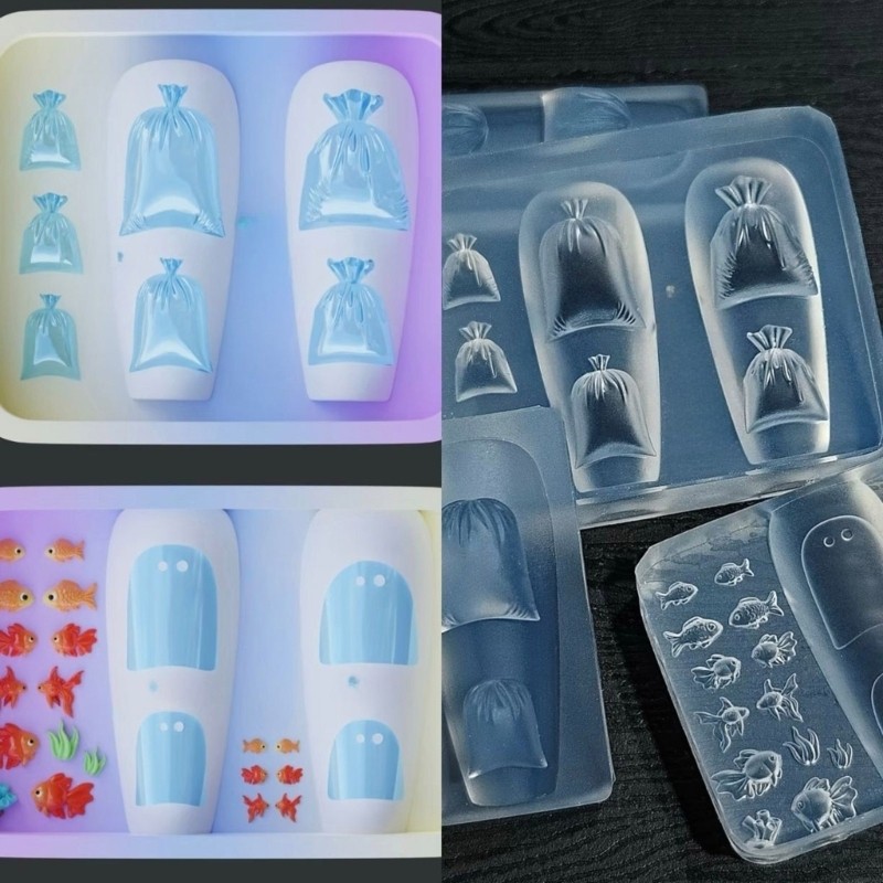 Goldfish Series Small Accessories Crafting Molds Present for Beauty Enthusiasts
