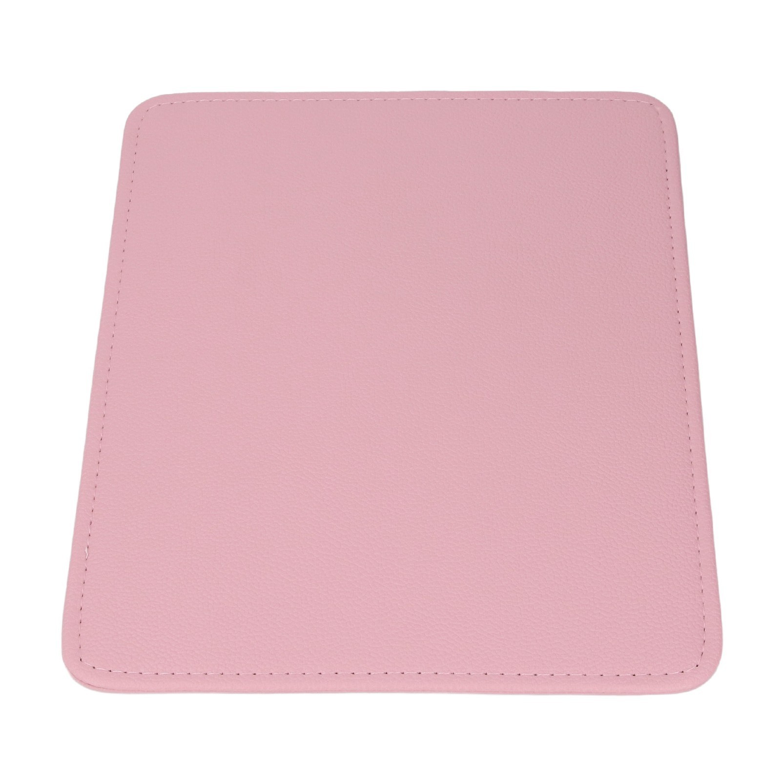 Pink Nail Art Table Mat PU Leather Washable Litchi Pattern Nail Pad Manicure