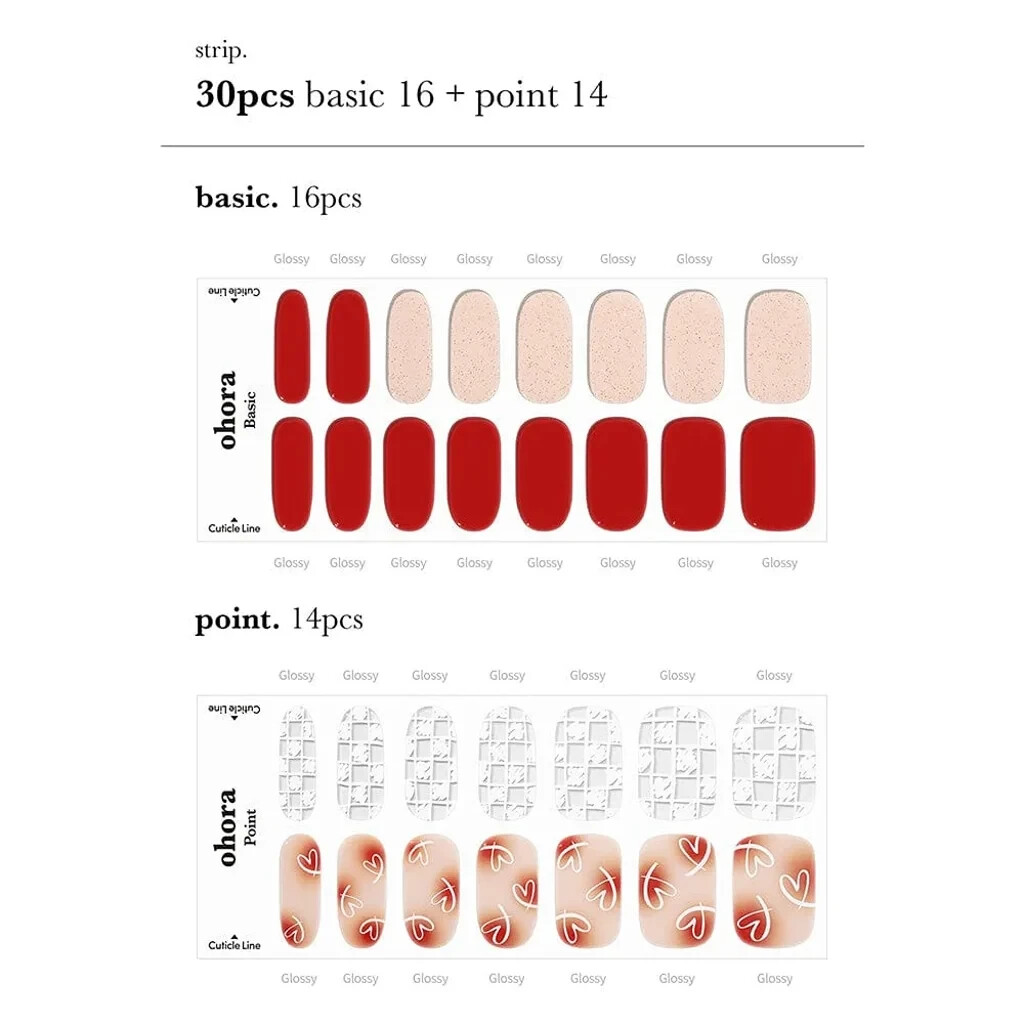 Ohora Nail ND-394 N Love-Sign SCG Nail Art Strips – K-Beauty [New & Sealed]