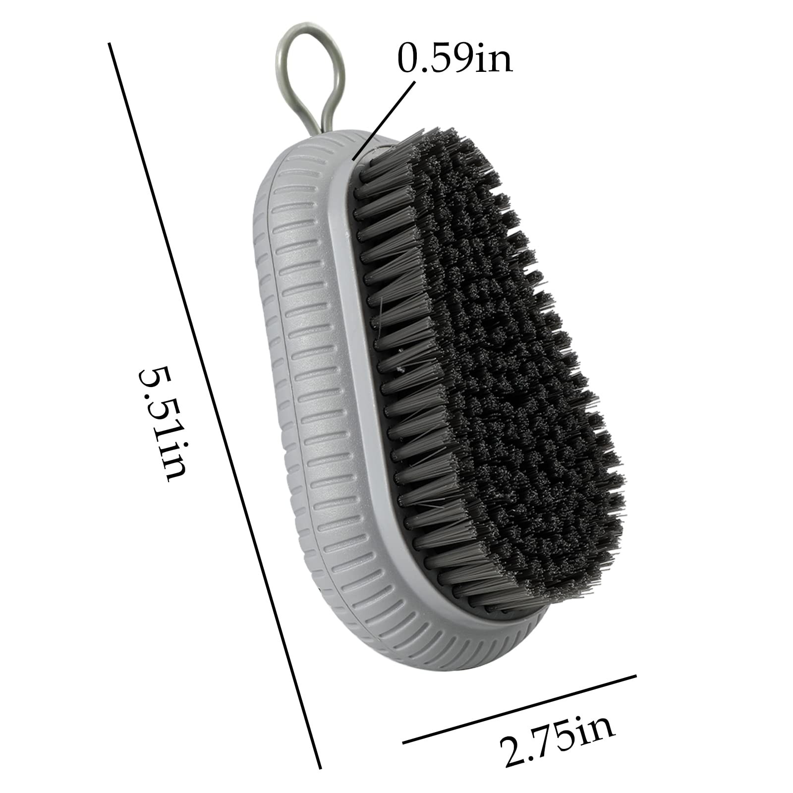 2 Pack Heavy Duty Fingernail Scrub Brush Stiff Bristles Hand Nail Cleaning Brush