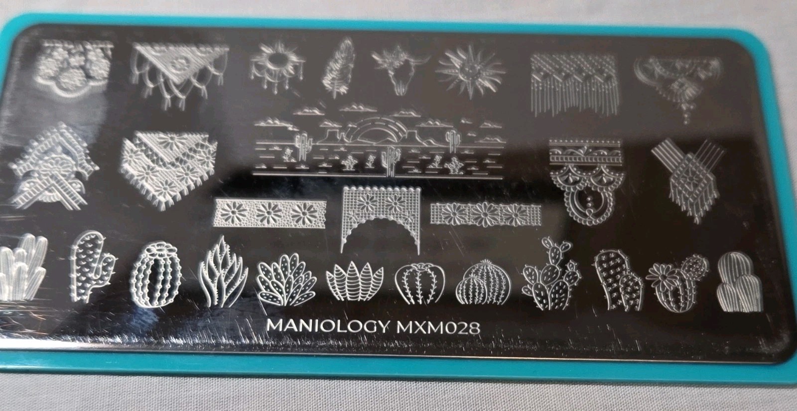 HTF Maniology MXM March 2020 Nail Stamping Plates – MXM027 & MXM028 complete set