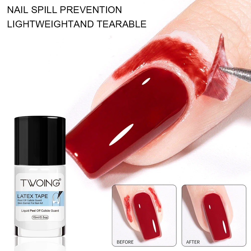 Cuticle Guard – Peel Off Nail Tape for Nail Art – 15ml Liquid Protector