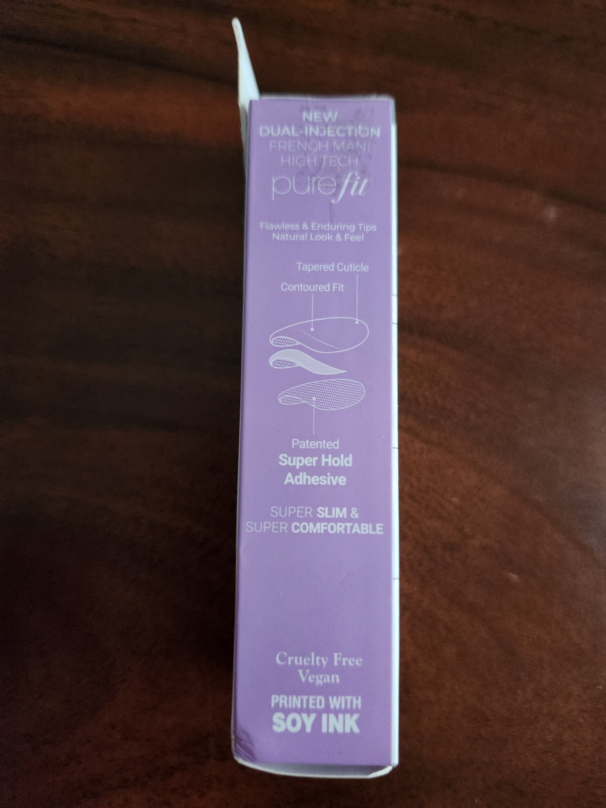 imPRESS Press-On Nails Bare French Heroic Short Squoval 30ct No Glue KISS