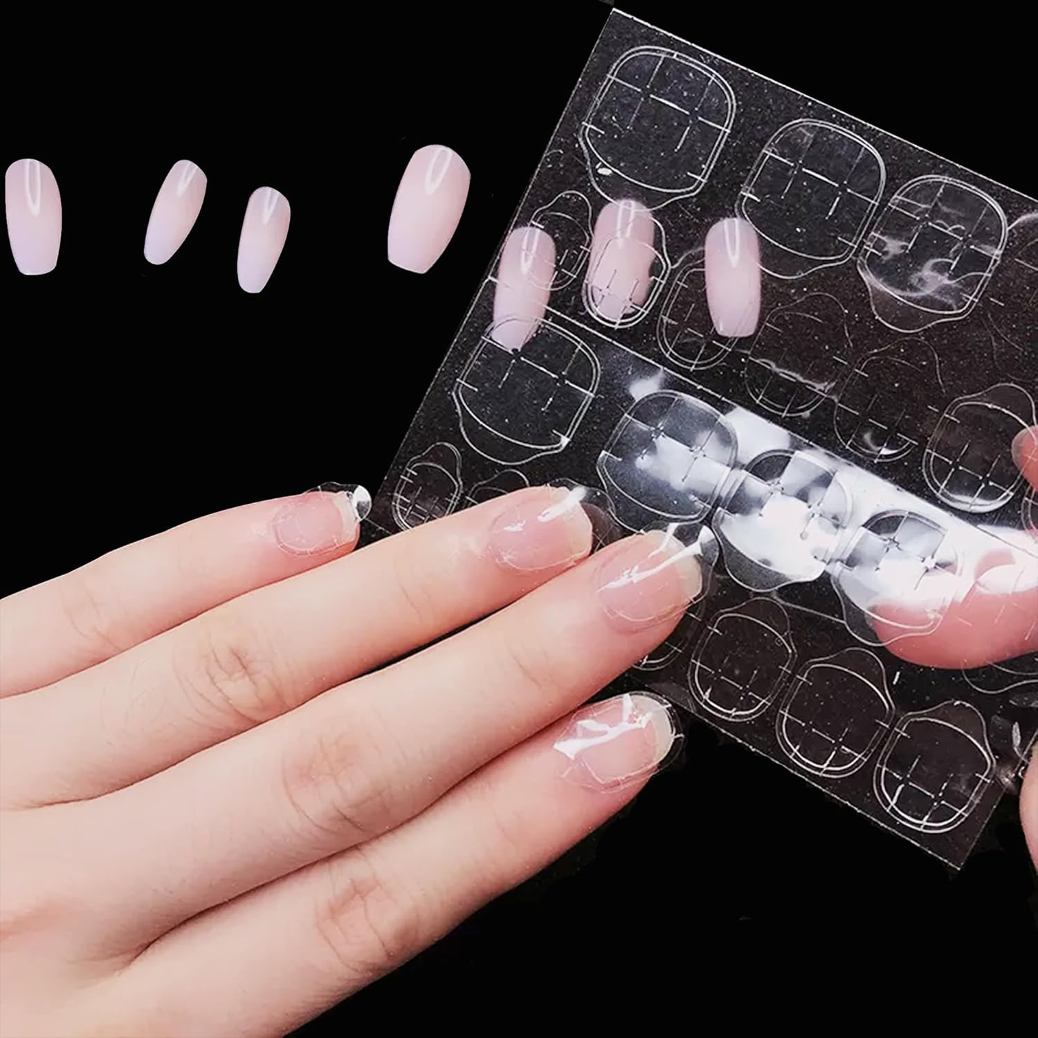 1200 PCS (50 Sheets) Nail Adhesive Tabs Nails Sticky Tabs Waterproof Breathable