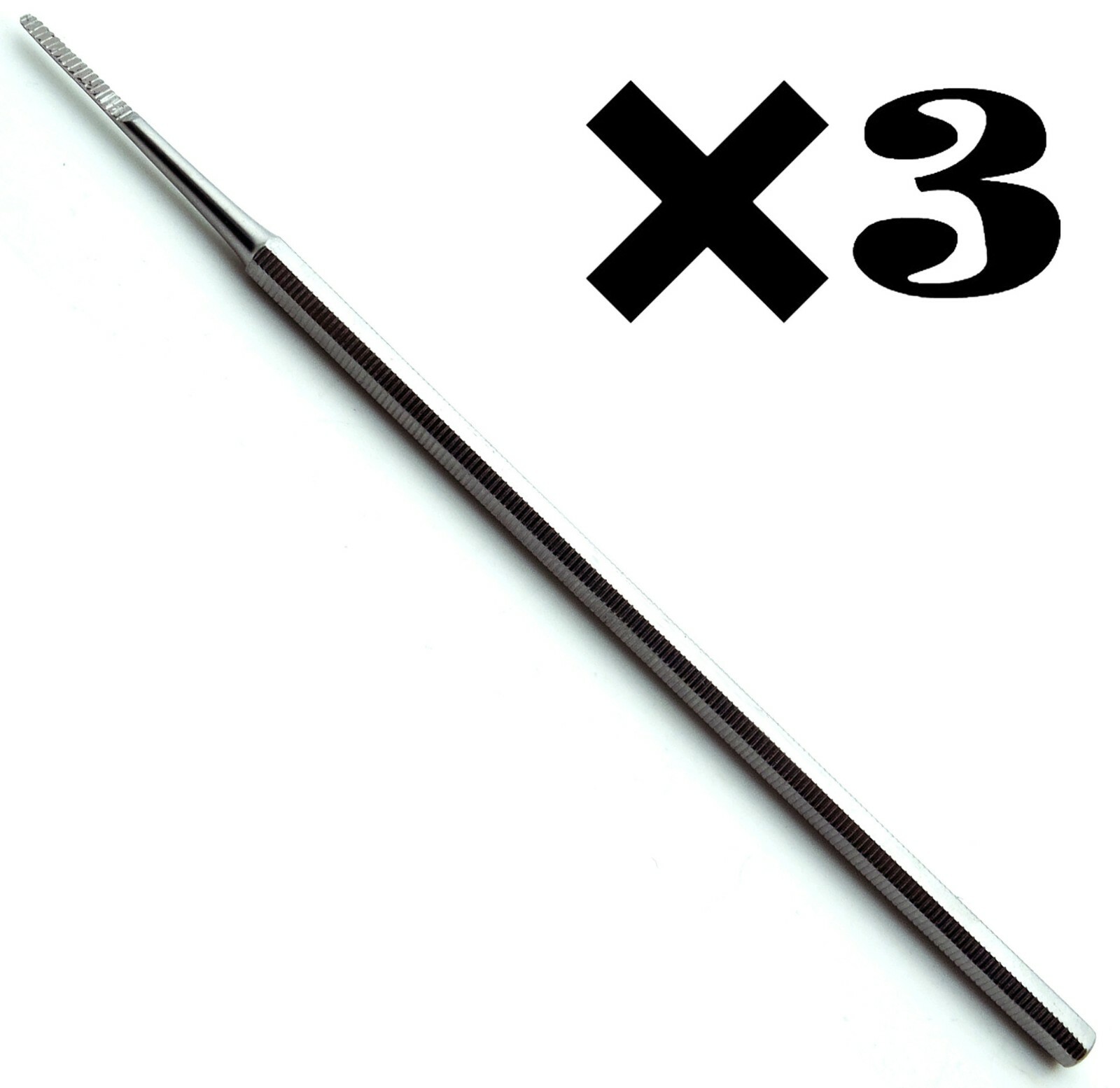 3 Pcs Premium Single Ended Nail File Basic Useful Podiatry Chiropody Tools