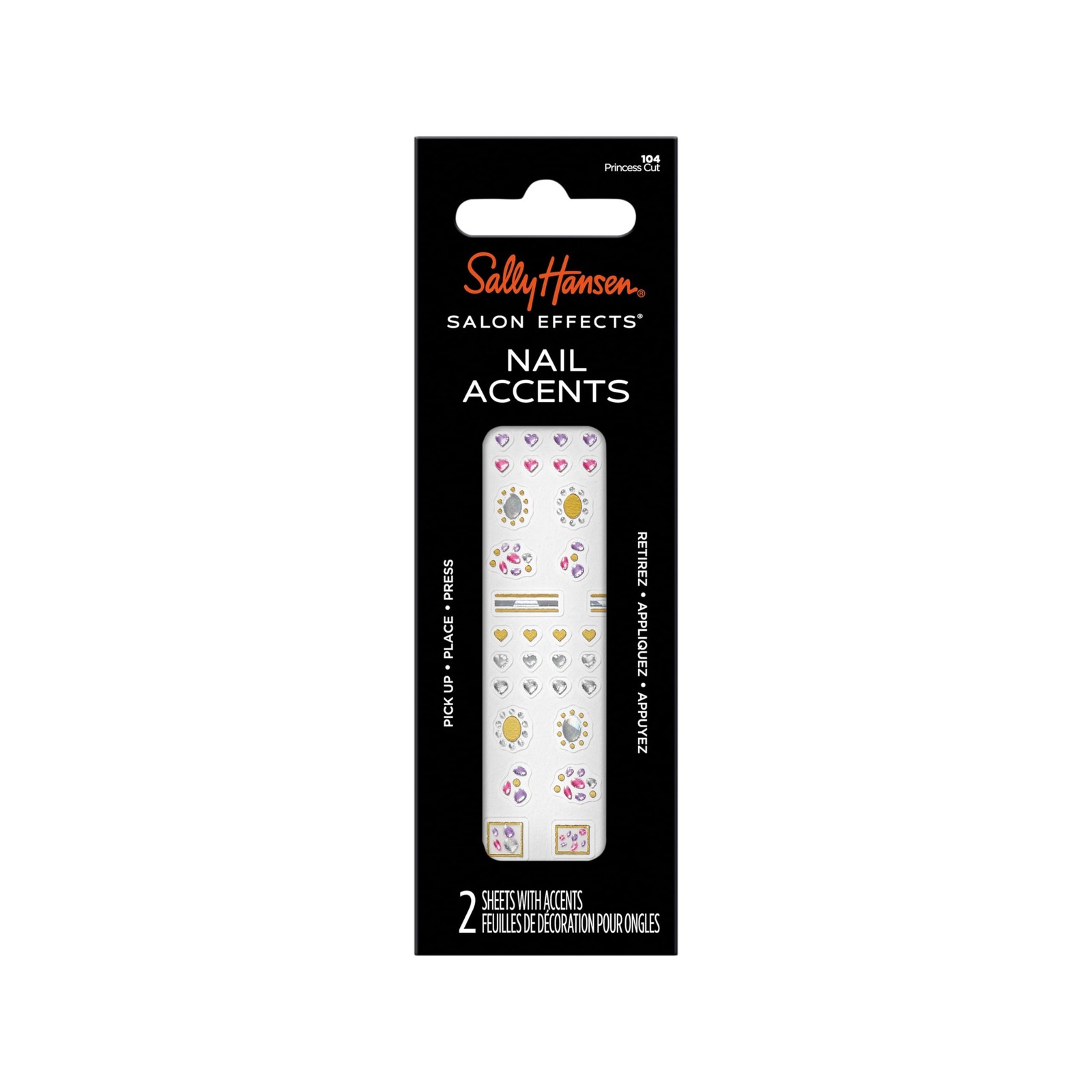 Sally Hansen Salon Effects Nail Accents, 104 Princess Cut