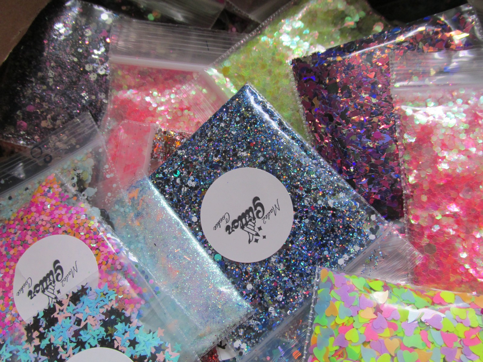 40 pieces Glitter Bundle for nail art