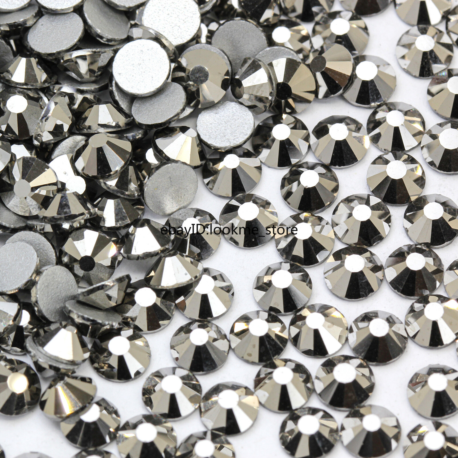 1440 Crystal Rhinestones Flatback Glass Beads for Crafts DIY Nail Art Decoration