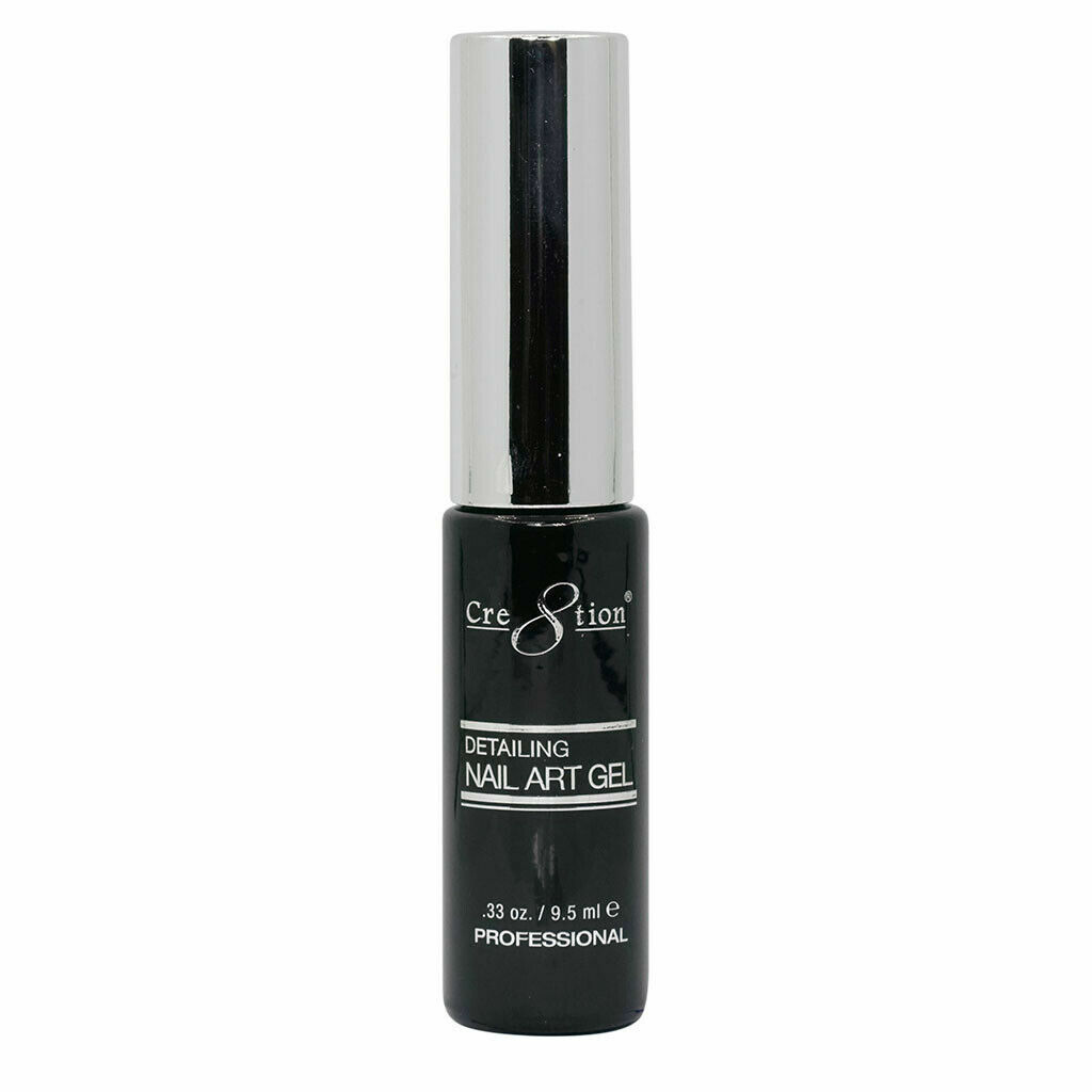 Cre8tion Detailing Nail Art Gel .33 Oz – #01 Black