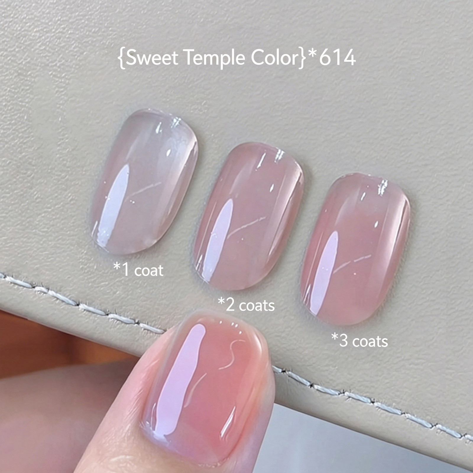 Maychao Nude Transparent Nail Gel 2026 New Arrival Ganlusi Ice Jelly Pink Set Bo