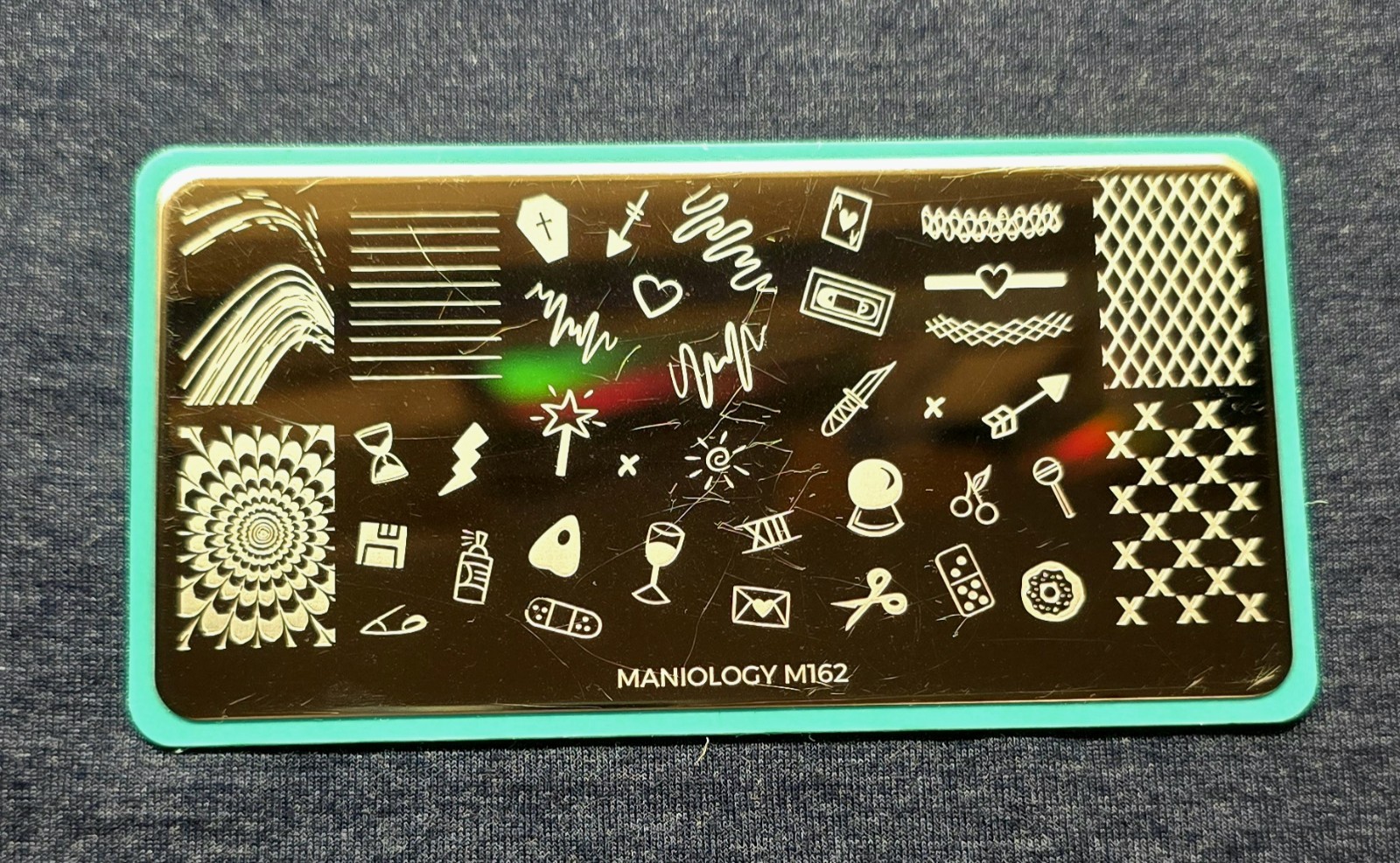Maniology M162 Science Nurse Doctor Emoji Icon Clipart Marble Dentist Nail Stamp