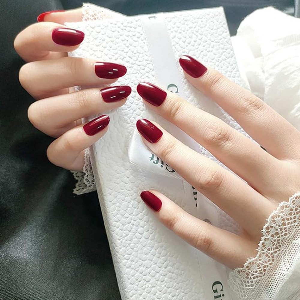 Secret Lives® acrylic press on nails designer artifical nails extension 24 set