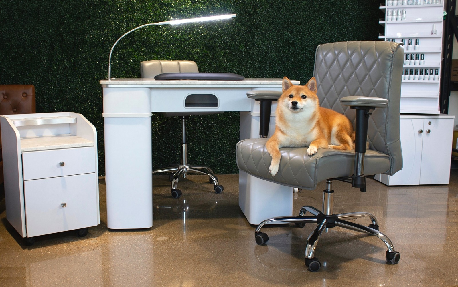 MAYAKOBA Sonoma Manicure Table Nail Station, Salon Furniture & Equipment