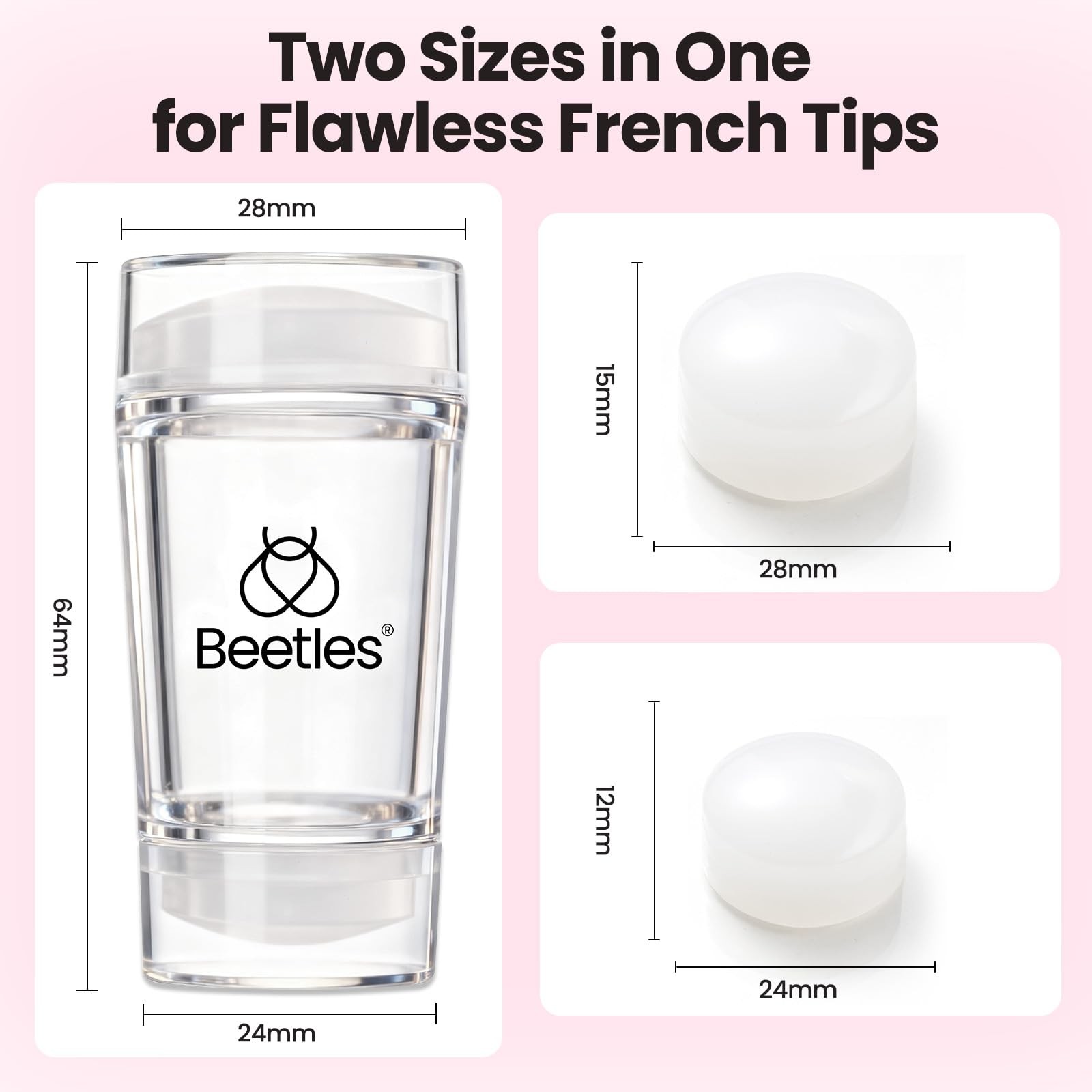 Beetles French Tip Tool Nail 0-1 Fl Oz (Pack of 6), 0-6PCS Stamp