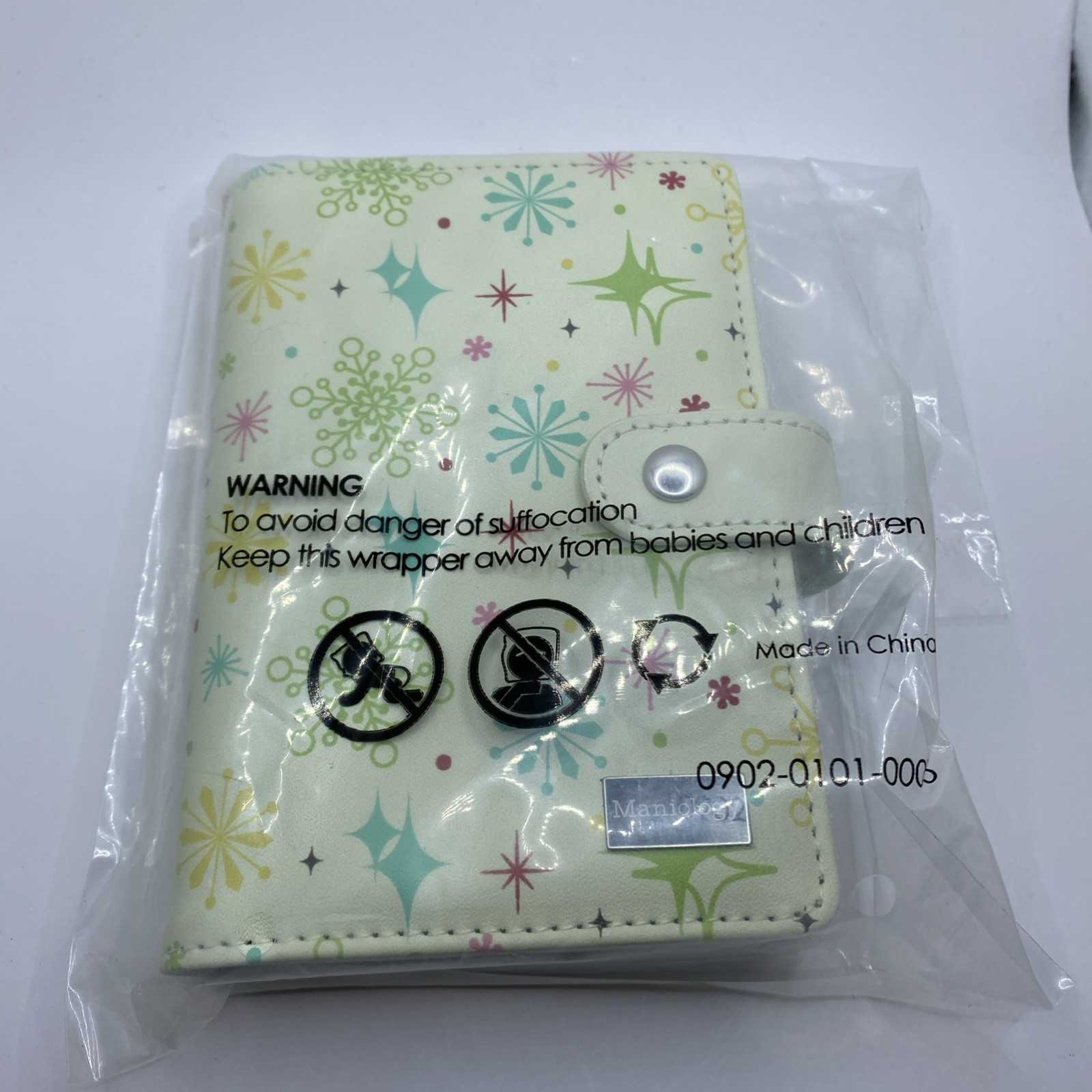 Maniology Small Nail Stamping Plate Organizer Theme Snowflake & Nail Art