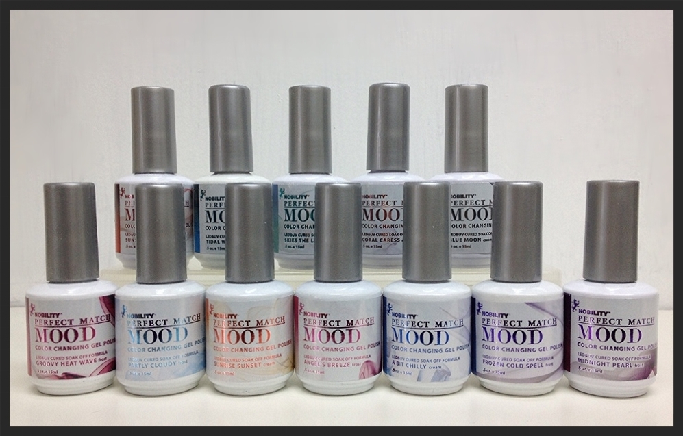 LECHAT Perfect Match MOOD- Color Changing Gel Polish .5oz -MPMG01-60 -Pick Color