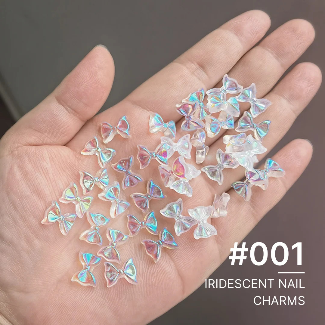 Iridescent Nail Charms