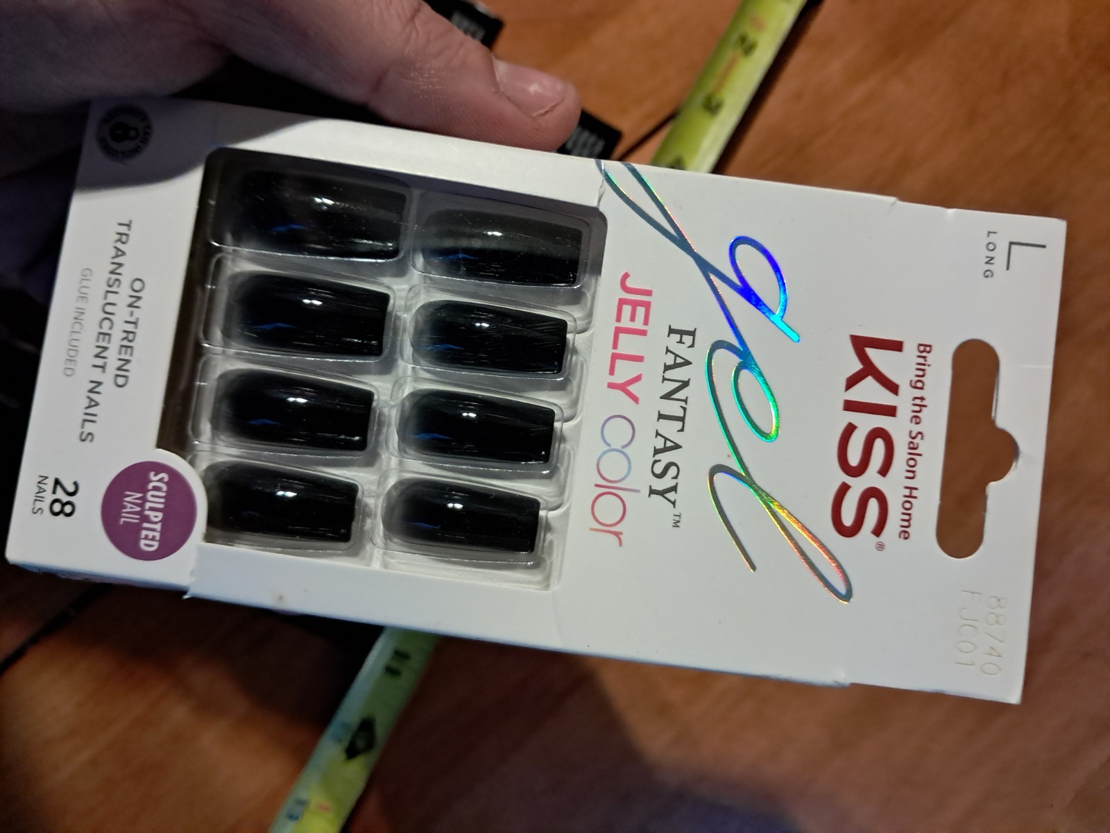 Finger Suit Press On Nails Lot Of 3 (40×3) 120 Total + Extra Box