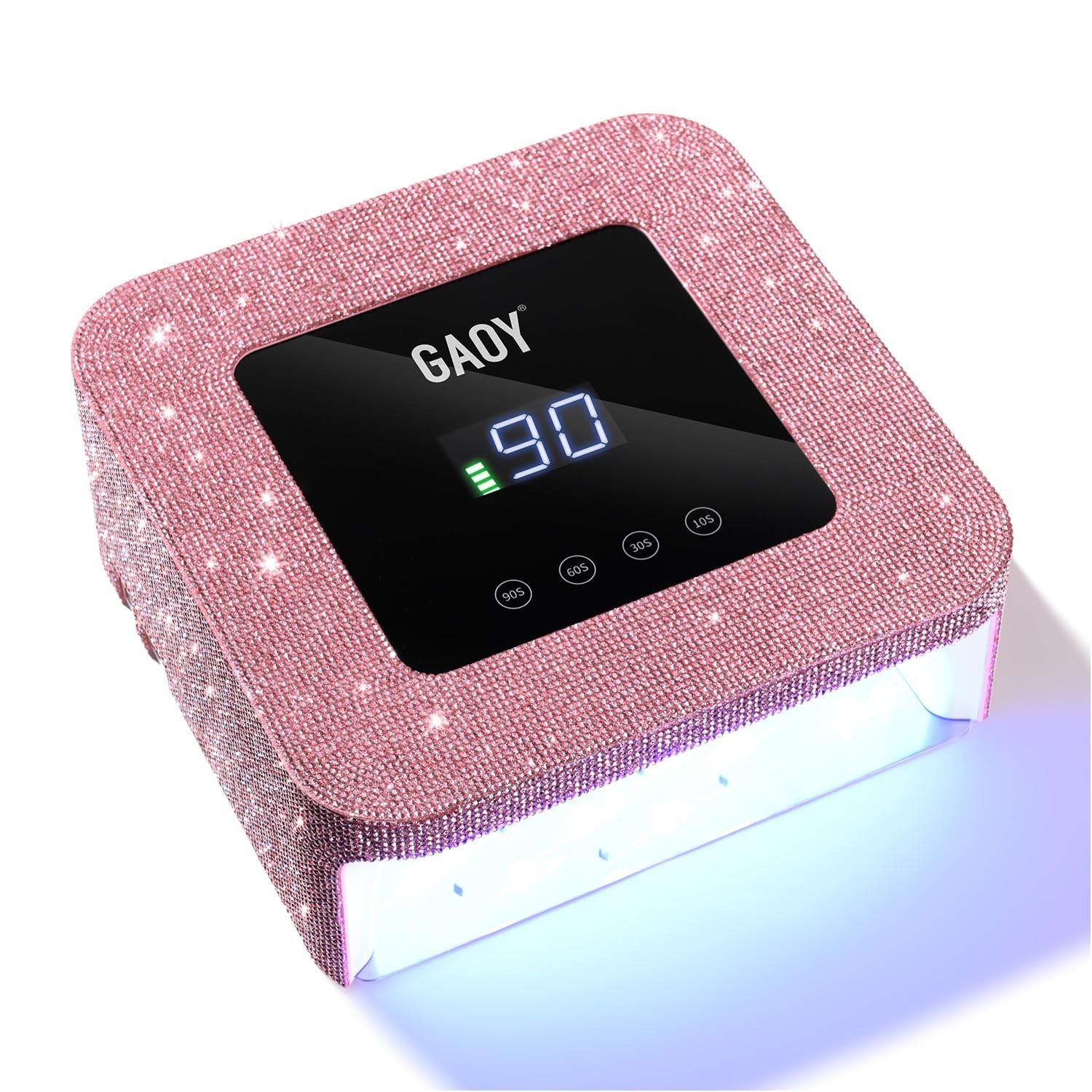 GAOY Cordless UV LED Nail Lamp for Gel Nails, Rechargeable UV Light… Fast Ship