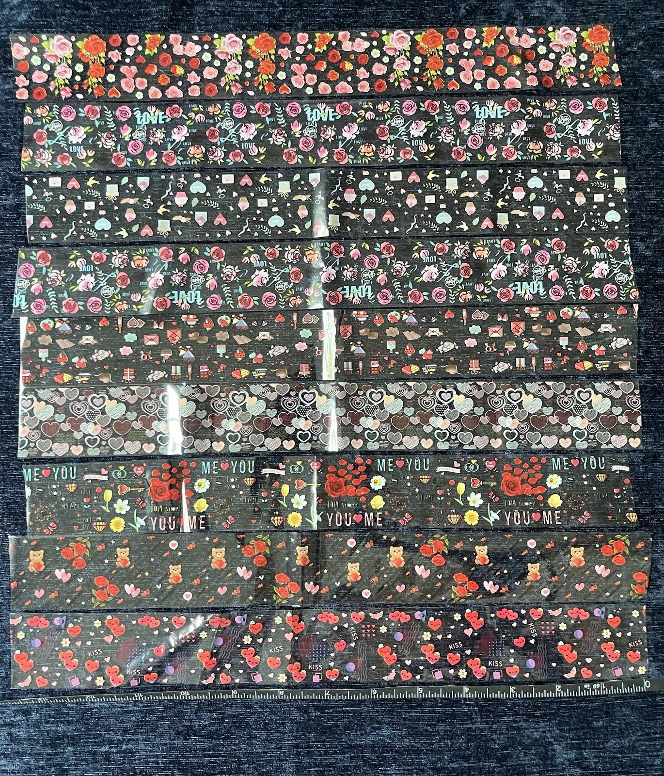 Foil Transfer Nail Art 45 Sheets 20/13 Inches Foil Nail Wraps
