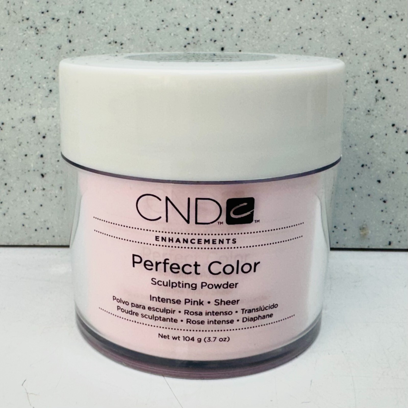 CND Creative Nail Perfect Powder INTENSE PINK * Sheer * 3.7 oz / 104 g #3711