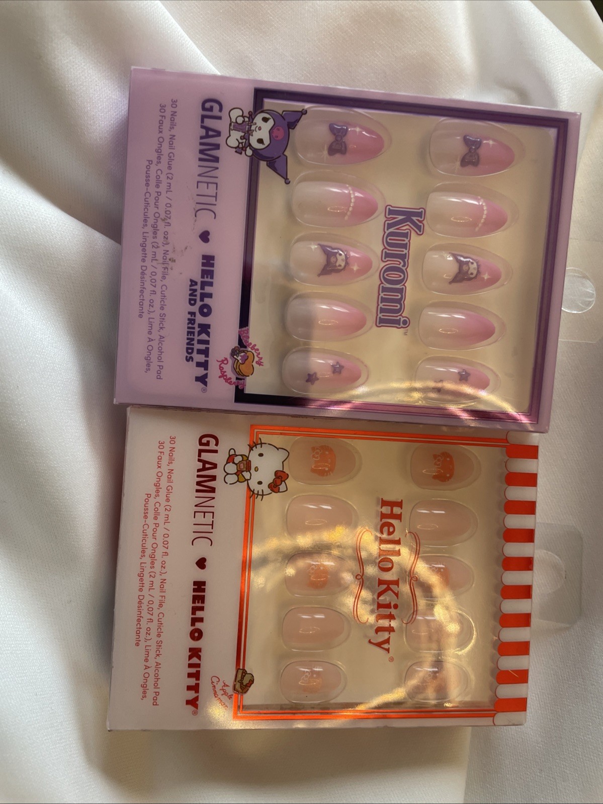 GLAMNETIC HELLO KITTY KUROMI PRESS ON NAILS – SET OF 2