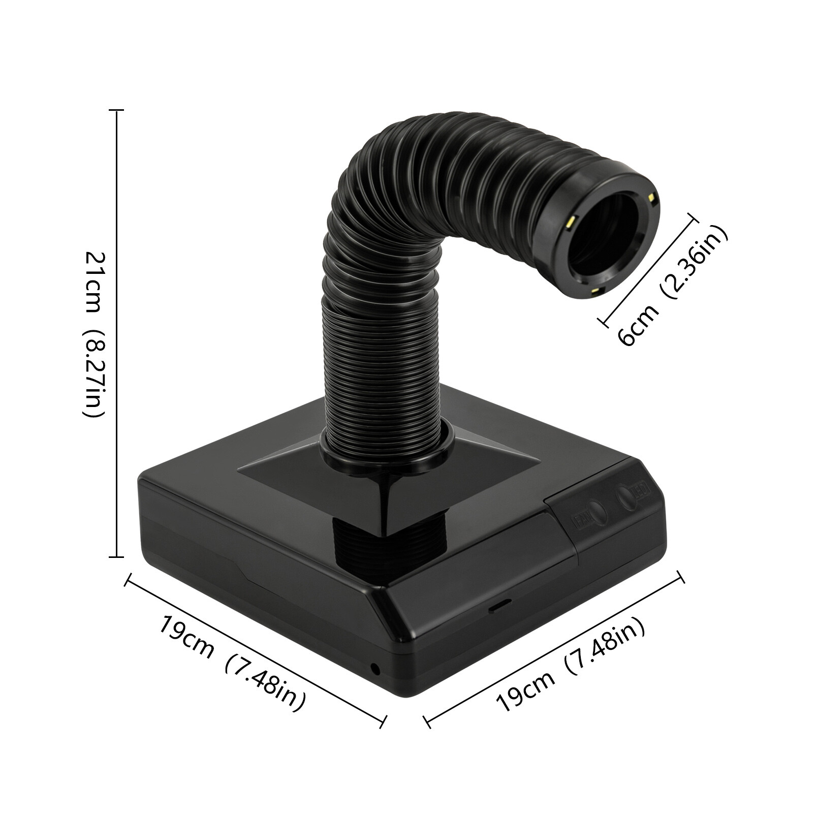 Vacuum Cleaner Dust Collector Nail Art Manicure Dentist’s Dust Clean Tool