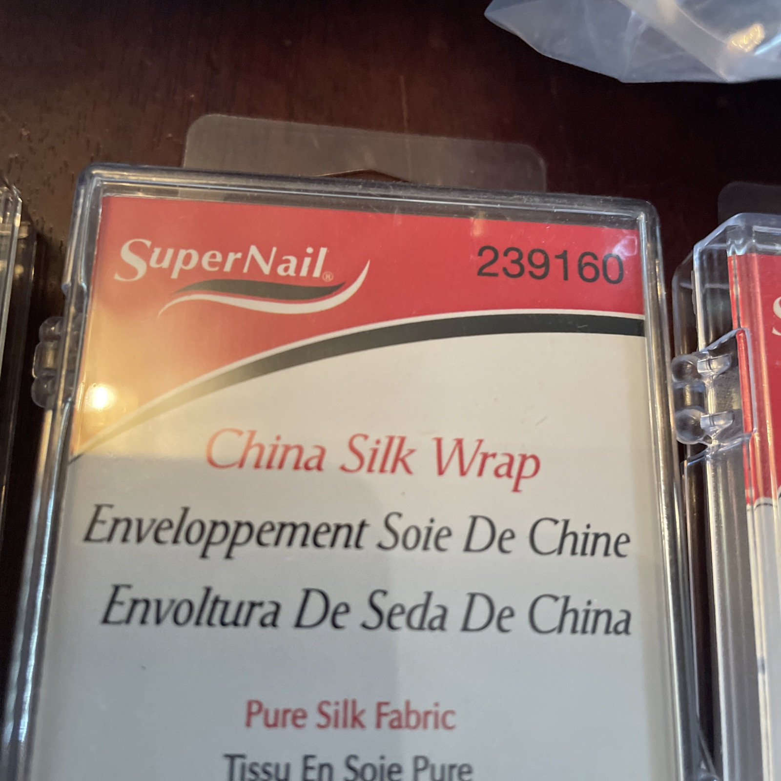New 5 BOXES Super Nail China Silk Wrap 72 IN. FREE SHIP All In Another Box