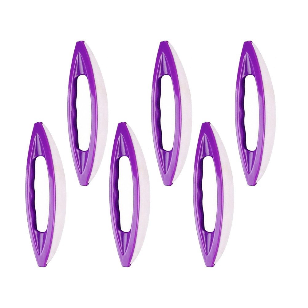 6Pcs Nail Art Brush Polishing Tool for Natural and False Nails