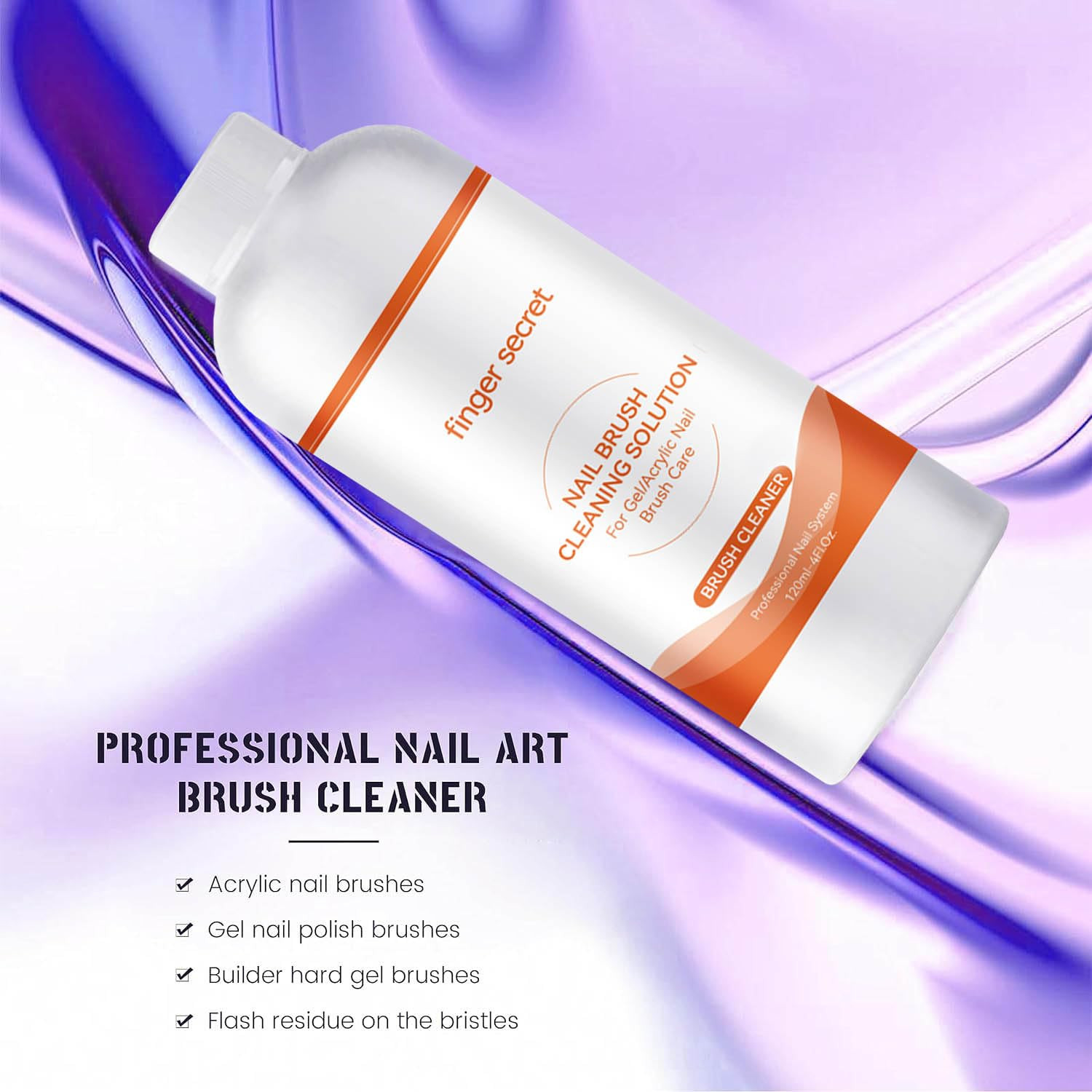 2PCS Nail Brush Cleaner- Professional Nail Art Brush Cleaning Solution. Nail Br