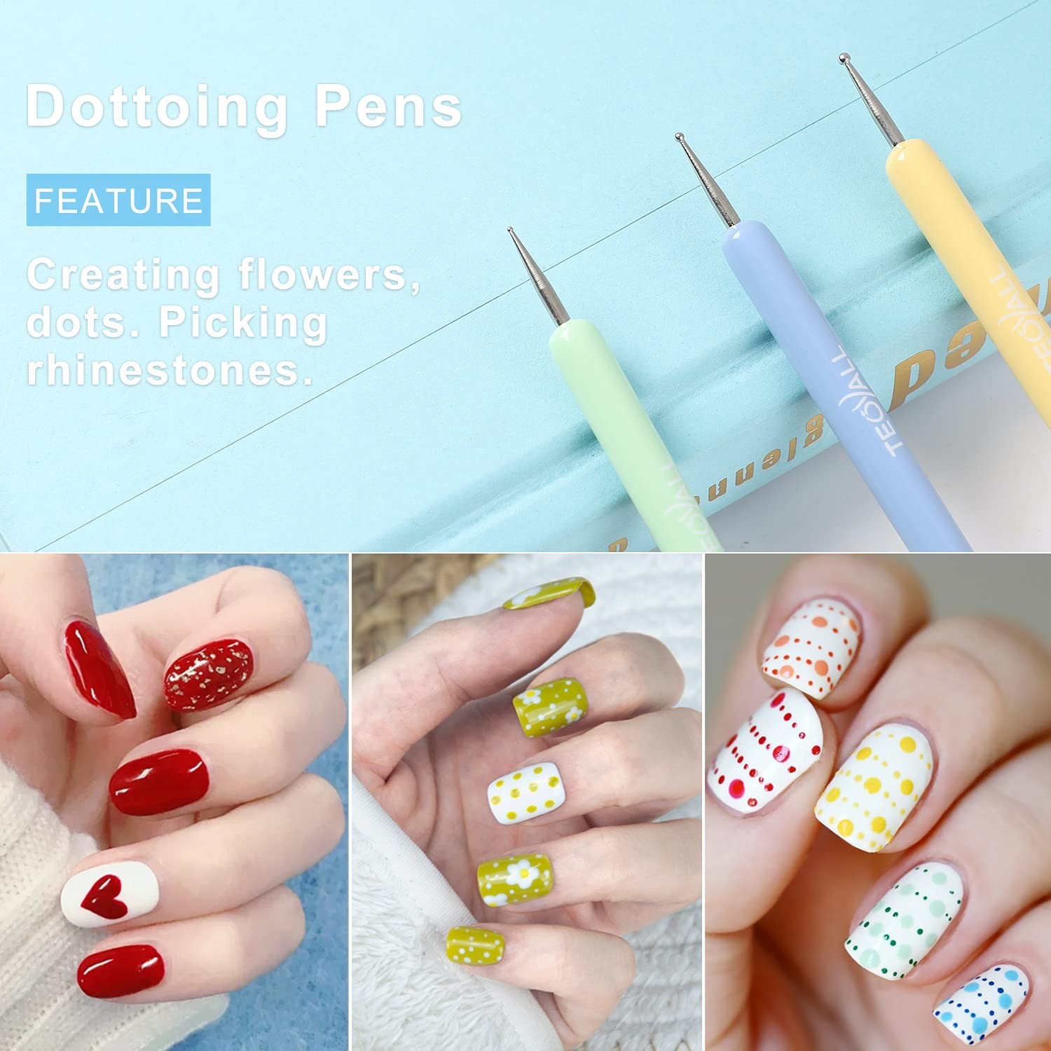 Lightweight Professional Nail Brushes – 6 Essential Art Tools for Perfect Nails