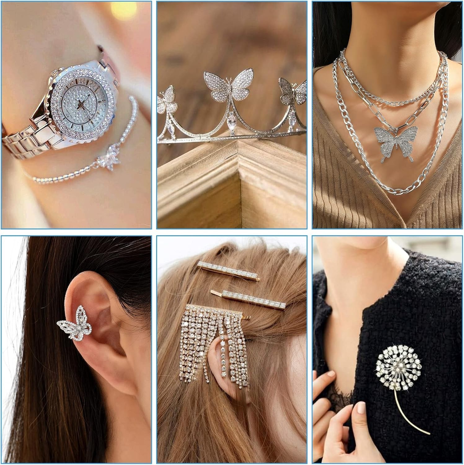 Sparkling 1mm to 5mm Cubic Zirconia Rhinestones – 50pcs for Crafts & Jewelry