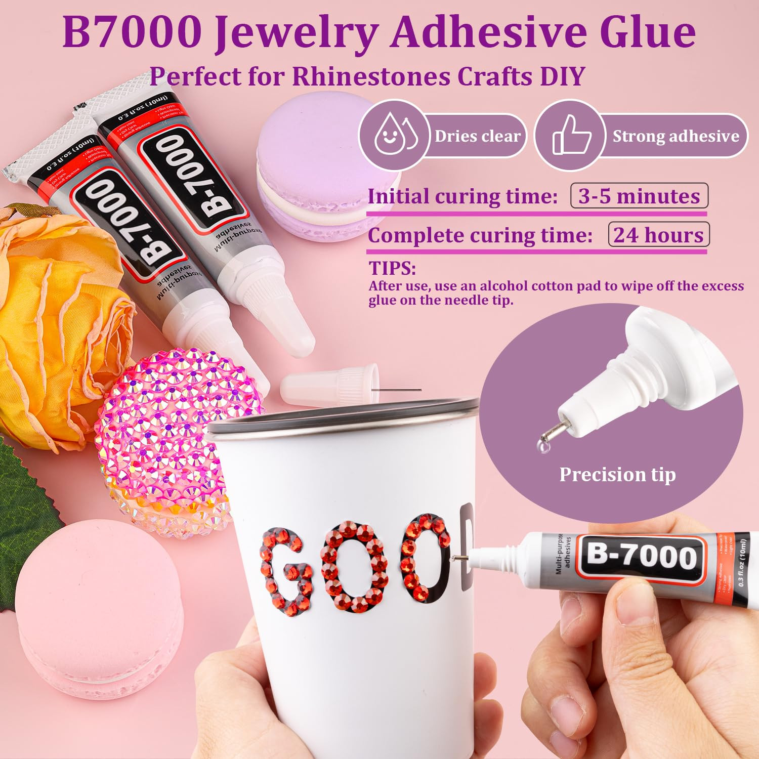 32000Pcs Resin Rhinestones with Tweezers for Crafting, Red Flatback Gems, Bedazz
