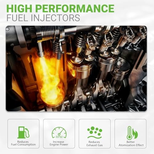 Fuel Injectors 6 Pcs FJfor Mitsubishi Montero Sport 1998-2003 3.0L V6 | 383