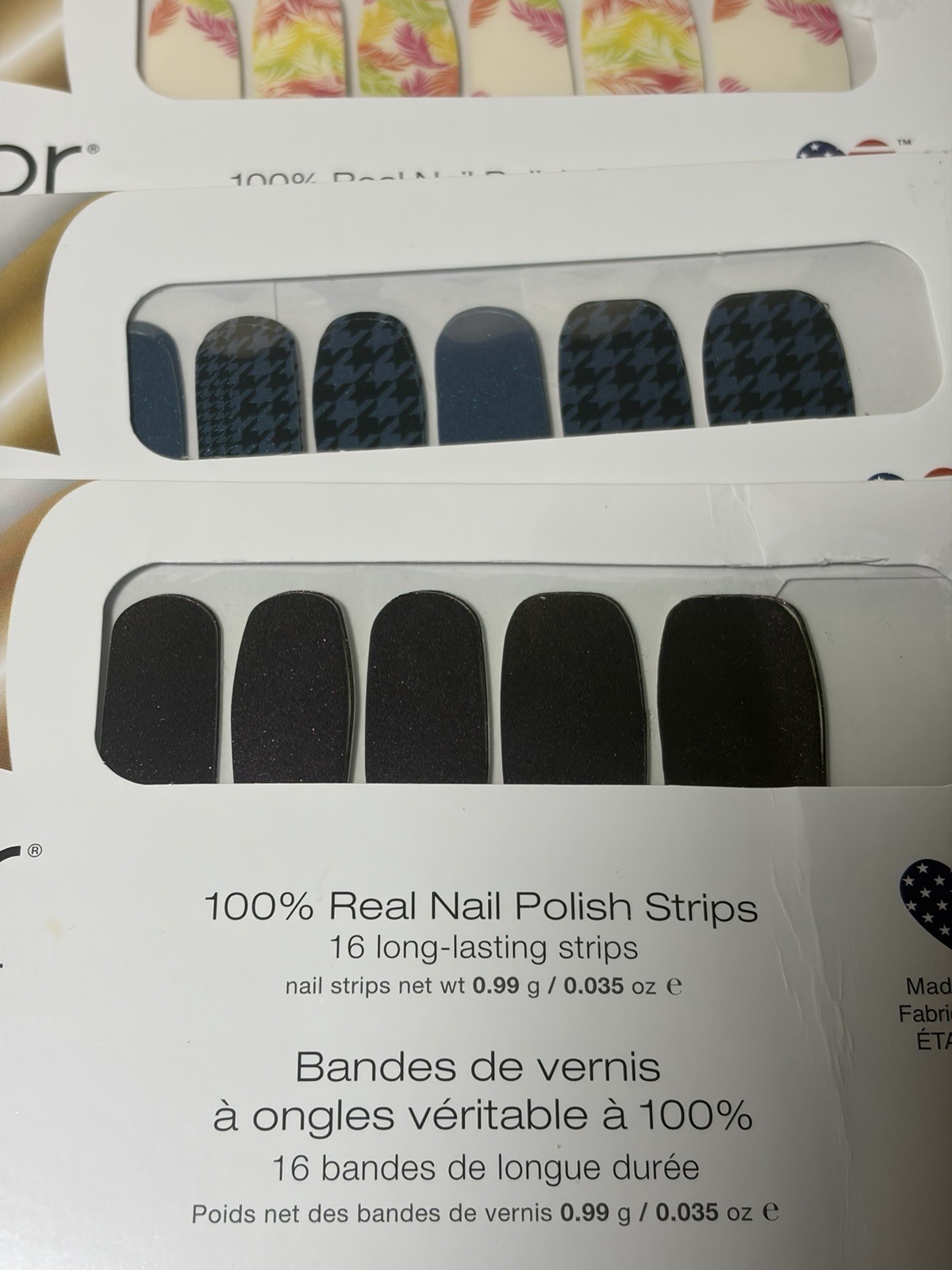 Lot of 19- Color Street Nail Polish Strips Bundle New Sealed Assorted retired