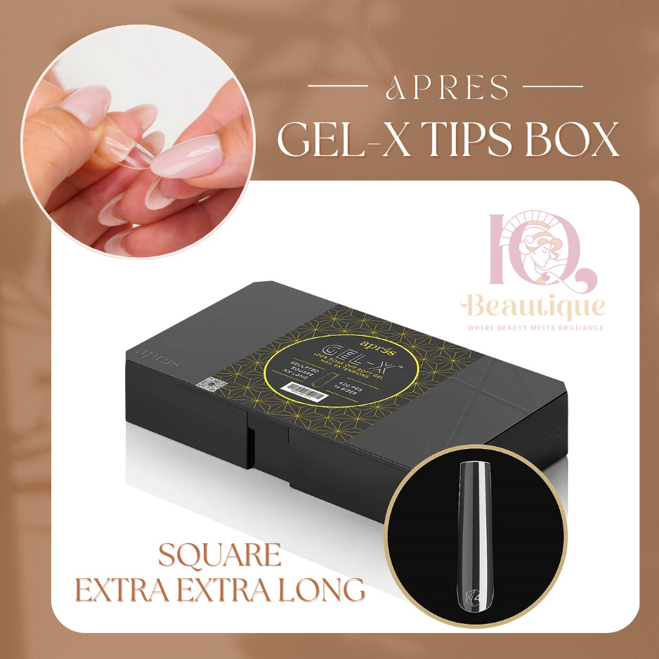Apres Gel-X Sculpted Square XXL 2.0 Tips Box 14 Sizes – Pro 420pcs